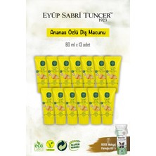 Eyüp Sabri Tuncer Doğal Ananas Özlü Çocuk Diş Macunu 13 Adet  60 Ml, Rosie Hediye