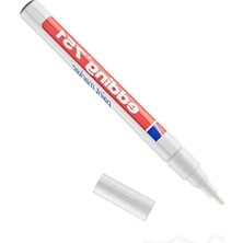 Beyaz Boya Kalemi, 1-2 mm Yuvarlak Uç, 1 Adet, Kaliteli Boyama Için