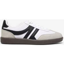 Tonny Black Kadın Beyaz Siyah Rahat Kalıp Nefes Alabilen Sneaker