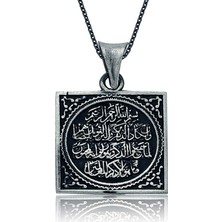 Yvz Store 925 Ayar Gümüş Nazar Duası Kadın Gümüş Kolye