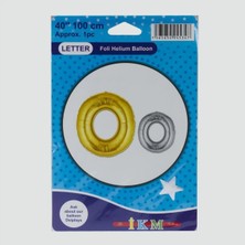 Zero Land Semeglbl Sarı Renkli 40X100 Harfli Folyo Balon-O