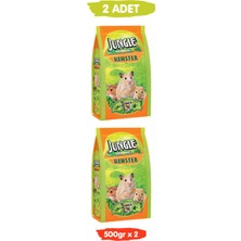 Jungle Premium Zenginleştirilmiş Özel Tahıllı Vitaminli Hamster Yemi 500GR x 2 Adet