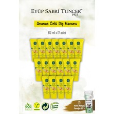 Eyüp Sabri Tuncer Doğal 17 Adet Ananas Özlü Çocuk Diş Macunu 60 Ml, Rosie Hediye