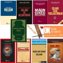 Yeni Boyut Yayınları Dincilik - Maun Suresi - Kur an daki İslam - Ebuzer - Allah ile Aldatmak - Kur’an’ın Temel Kavramları /9 kitap- Yaşar nuri öztürk