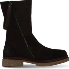 Bueno Shoes Kahverengi Süet-Deri Kadın Topuklu Bot
