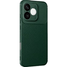 Selfbuysell Huawei Honor 600 Lite Auto Focus Karbon Kapak - Koyu Yeşil