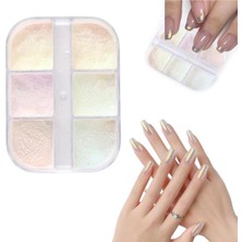 Empressco Aba Nails Nail Art Tırnak Süsleme Inci Tozu 6lı Set Ayna Tozu - Fiyatı, Yorumları