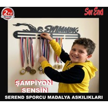 Serend Yüzücü Madalya Askılığı, Madalya Askısı, Duvara Monte Madalya Tutucu, Ödül Duvar Askılığı