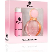 Die Grup Riposte Kadın Parfüm & Deodorant Seti Golden Mode For Women 85 ml