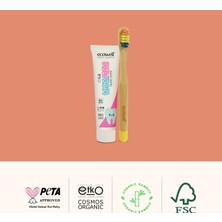 Ecowell Çocuk Diş Bakım Seti - Organik Diş Macunu & Bambu Diş Fırçası