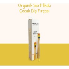 Ecowell Bambu Çocuk Diş Fırçası Yumuşak Doğal Vegan & Cruelty Free 1 Parça Renkli Kıllar