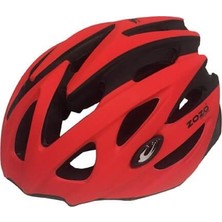 Zozo MV29 Unisex Işıklı Kask Kırmızı/Siyah EPS Dolgu ile Güvenli Koruma ve Konforlu Kullanım