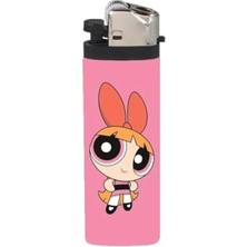 Die Grup Pembe Powerpuff Girls Temalı Gazlı Çakmak, Eğlenceli Kaplama