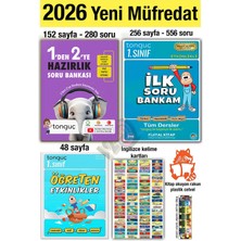 Tonguç Akademi 1'den 2'ye Hazırlık Kitabı 2026 1. Sınıf Soru Bankası Öğreten Etkinlikler Ingilizce Set