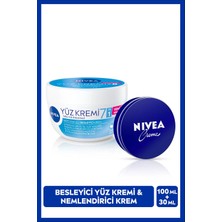 Nivea Creme Nemlendirici Bakım Kremi 30ml Ve Besleyici Yüz Bakım Kremi 100ml, Yağlı His Bırakmaz