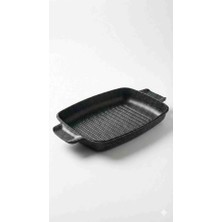Dinç Kitchen Döküm Tepsi 35 x 25 cm Granit Kaplama  Boyutlar 35 x 25 cm
