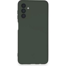Motto Ticaret Mey Ithalat®  Samsung Galaxy A14 4g Kılıf Nano Içi Kadife Silikon - Koyu Yeşil