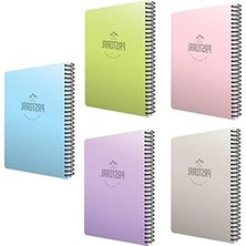 Die Grup 17X24 cm Boyutunda Spiralli Kareli Defter, 72 Yaprak