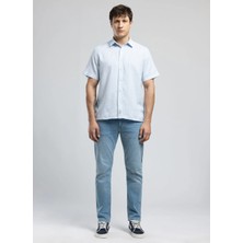Lee Cooper Mavi Erkek Regular Fit Gömlek 262 Lcm 241003 Andre Mavi