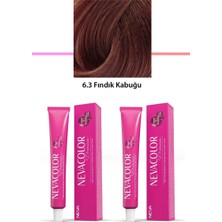 Die Grup 2 Li Set Premium 6.3 Fındık Kabuğu - Kalıcı Krem Saç Boyası 2 x 50 G Tüp