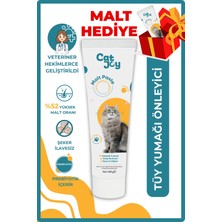 Catjoy Anti-Hairball Kedi Maltı Macunu 100 gr - Kediler Için Tüy Yumağı Önleyici Malt Macun