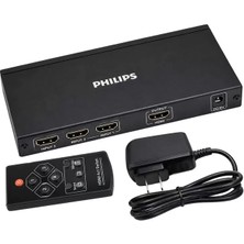 Motto Ticaret Philips SWR9101W/93 Hdmı Quad Multi-Viewer 4-Giriş 1-Çıkış Ekran Bölücü ve Seçici Switch