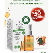 Yoon Saç Hızlı Saç Uzamasına Yardımcı, Saç Dökülmesine Karşı, 7 Aktifli Biberiyeli Saç Derisi Serumu, 50ml