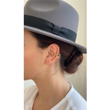 Theory Jewelry Luna Minimalist Kıkırdak Küpesi - Altın Rengi