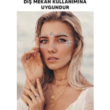 Hereveoyuncak Gümüş Taşlı Makyaj Yüzz Süsü