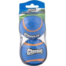 Chuckit! Sesli 2'li Tenis Köpek Oyun Topu Orta Boy