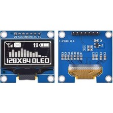 Gollum Teknoloji 1.3 Inç OLED Spı Beyaz 128X64 7-Pin
