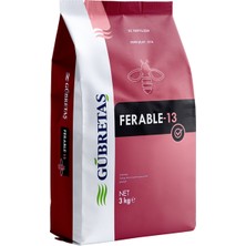Gübretaş Ferable-13 %13 Edtha Şelatlı Demir Gübre - Kloroz Önleyici Mikro Gübre - 3 Kğ