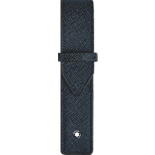 Montblanc Sartorial Tekli Kalem Kılıfı Tweed Blue 220352