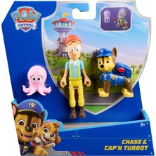 Paw Patrol Çoklu Hikaye Figür Seti Chase Kapitan Turbot 6072983