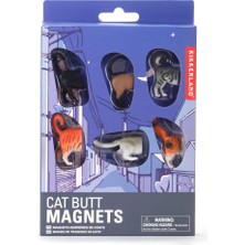 Kikkerland Funny Cat Butt Kedi Magnet Seti MG53