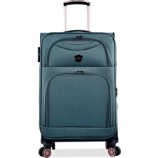 Fossil Unisex Gri Kumaş Büyük Boy Valiz FSL010BYK