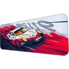 Die Grup Düz Siyah Kauçuk Kaymaz Mouse Pad, 90X40 cm Ebatında