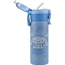 Cinnamoroll Çift Fonksiyon Kapaklı Çelik Matara 600ML 3832