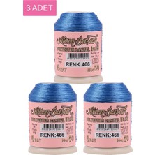 Die Grup 3 Adet Altınbaşak Oya ve Dantel Ipi 20 gr - Royaleks - No: 466