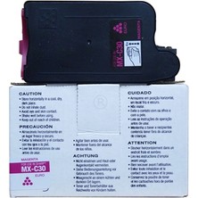 Sharp Mx C250 Kırmızı Toner, Mx C 250, Mx C 300, Mx C 301, Mx C 303, Mx C 304, MX-C30GTM, 120 Gr., (