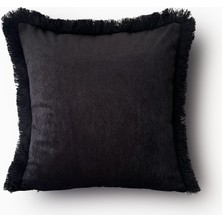 Lidoma Home "velvet" Dokulu Püsküllü Kırlent Kılıfı - 45X45