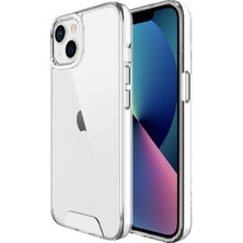 Bix iPhone 14 Plus / 15 Plus Nebula Aqua Transparan Ultra Şeffaf Kılıf Çizilmeye Dayanıklı Tam Kapsamlı Koruma