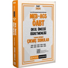 Pegem 2026 Öabt Meb-Ags Okul Öncesi Öğretmenliği Çıkmış Sorular Çözümlü Pegem Akademi Yayınları