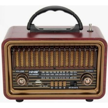 Nns NS-8069BT Nostalji Radyo Kablosuz Hoparlör - Speaker