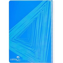 Die Grup Desenli Spiralli Defter, A4, 80 Yaprak, Çizgili