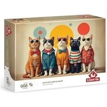 Die Grup Retro Temalı 500 Parça Puzzle - Sanatseverler Için Eğlenceli Seçenek