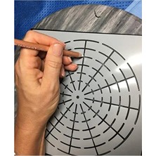Die Grup Teknik Şablon 20 cm x 20 cm Ölçülerinde
