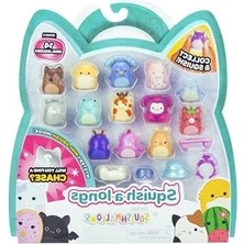 Die Grup 14'lü Mini Squish Paket Seti, Aksesuarlar ve Koleksiyoncu Kılavuzu