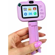 Die Grup Çocuk Için Eğitici Video Kamera Ayaklı Mini Fotoğraf Makinesi