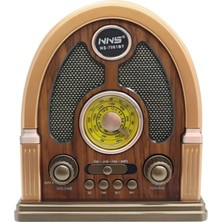 Nns NS-7061BT Nostalji Radyo Kablosuz Hoparlör - Speaker